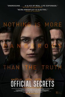 ดูหนังฝรั่ง Official Secrets รัฐบาลซ่อนเงื่อน (2019) HD เต็มเรื่อง